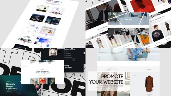 Videohive Minimalistic Website Promo 53825161 Product Promo template preview