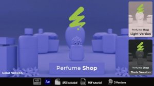Videohive Perfume Shop Intro Logo Stings template preview