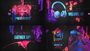 Videohive Ink Drip & Splash Event Promo Intro Openers template preview