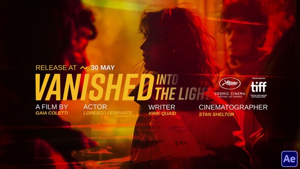 Videohive Vanished Cinematic Titles Titles template preview