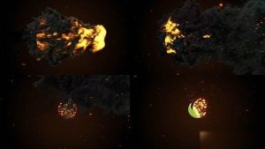 Videohive Fire Logo Reveal 2 Logo Stings template preview