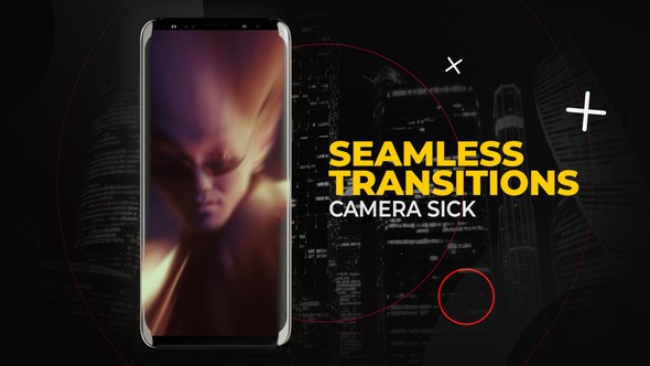 Videohive Vertical Camera Sick Transitions | After Effects Elements template preview