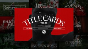 Videohive Title Card Vol. 03 Ae Titles template preview