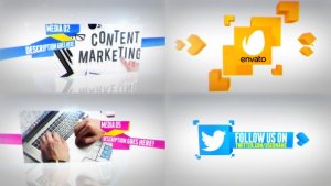 Videohive Promotional intro Video Displays template preview