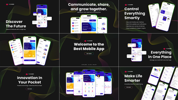 Videohive Dynamic App Promo 60153143 Video Displays template preview
