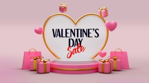 Videohive Valentine's Day Sale And Greetings Video Displays template preview