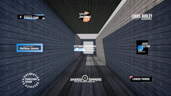 Videohive Clean Lower Thirds | AE 54002875 Elements template preview