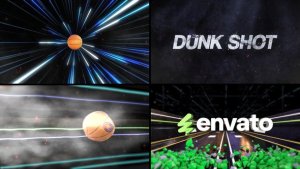 Videohive Basketball Bumper 3 (2 Bumpers) Logo Stings template preview