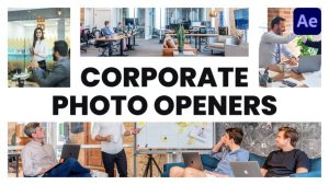 Videohive Corporate Photo Openers - Logo Reveal Openers template preview