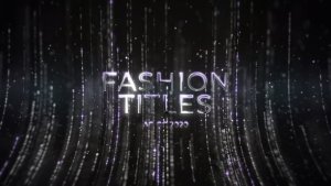 Videohive Luxury Fashion Lines Titles Titles template preview