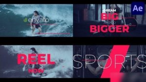 Videohive Sports Reel for After Effects Openers template preview