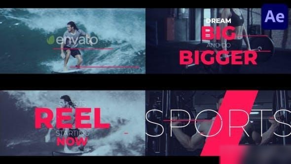 Videohive Sports Reel for After Effects Openers template preview
