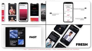 Videohive Fast App Intro Product Promo template preview