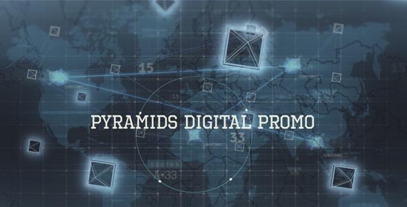 Digital Pyramid Promo Video Video Displays template preview