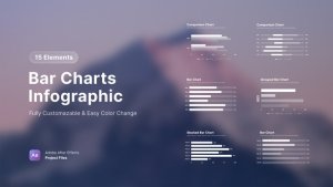 Videohive Bar Graphs Infographic Infographics template preview