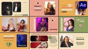 Videohive Stylish Fashion Scenes for After Effects Openers template preview
