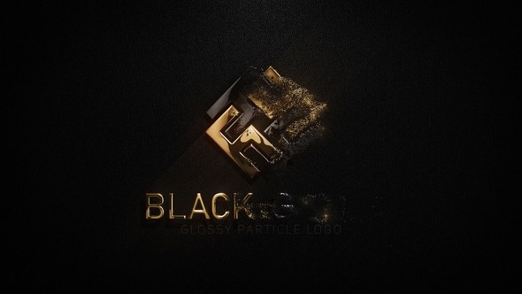 Videohive Glossy Particle Logo 25119236 Logo Stings template preview