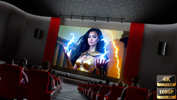 Videohive Cinema Screen Opener Openers template preview