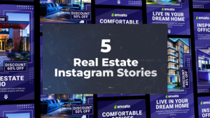 Videohive Real Estate Instagram Stories Pack 56463032 Openers template preview