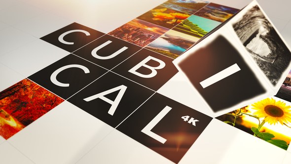 Videohive Cubical Photo Video Displays template preview