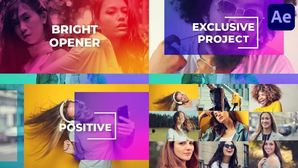 Videohive Clean Bright Opener for After Effects Openers template preview