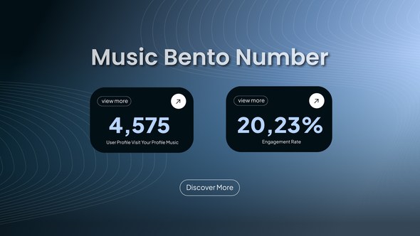 Videohive Number Bento Infographic Infographics template preview