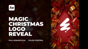 Videohive Magic Christmas Logo Reveal Logo Stings template preview