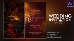 Videohive Wedding Invitation 4 Titles template preview