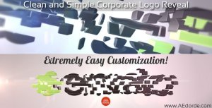 Videohive Clean and Simple Corporate Logo Reveal Logo Stings template preview