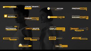 Modern Titles Video Displays template preview