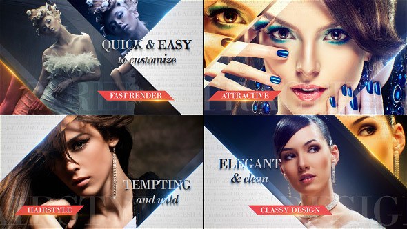 Videohive Fashion Slideshow 14907824 Video Displays template preview