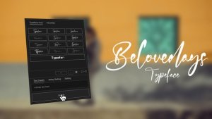 Videohive Animated Typeface - Belovedays Titles template preview