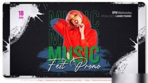 Videohive Music Fest Promo Openers template preview