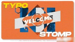 Videohive Stylish Typography Stomp Openers template preview