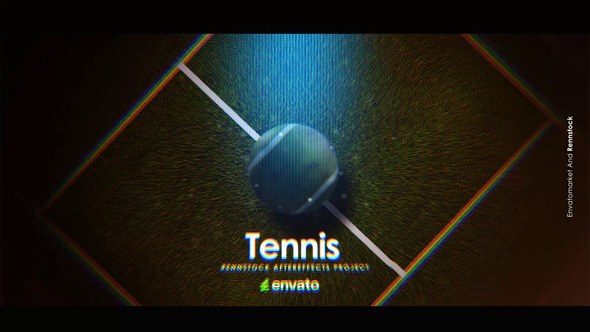 Videohive Tennis Logo 60508359 Logo Stings template preview