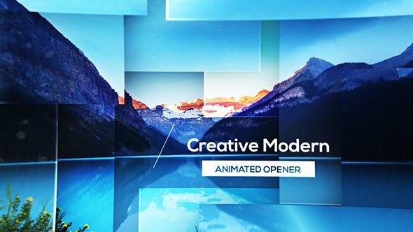 VIDEOHIVE Parallax Modern Opener - AFTER EFFECTS TEMPLATES Video Displays template preview