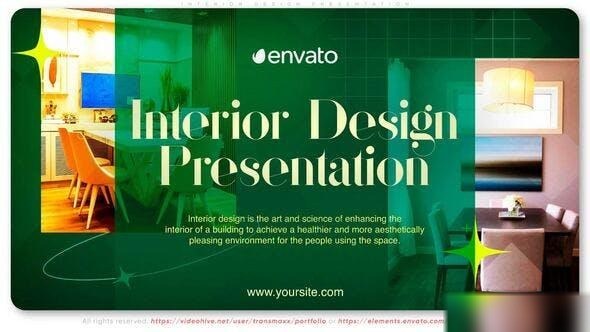 Videohive Interior Design Presentation 50123550 Openers template preview