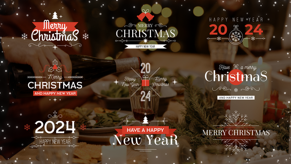 Videohive Christmas Titles 49618527 Titles template preview