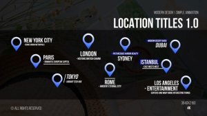 Videohive Location Titles 1.0 | After Effects 48309920 Titles template preview