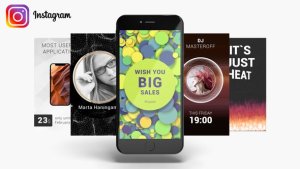 Instagram Stories Pack Video Displays template preview