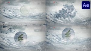Videohive Epic Snow Show for After Effects Logo Stings template preview