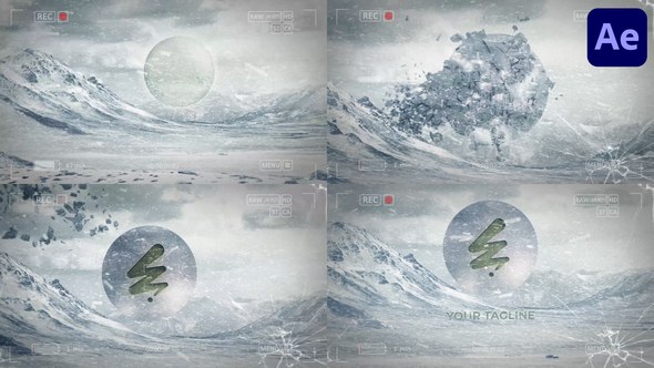 Videohive Epic Snow Show for After Effects Logo Stings template preview