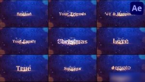 Videohive Christmas Wishes for After Effects 49224300 Openers template preview