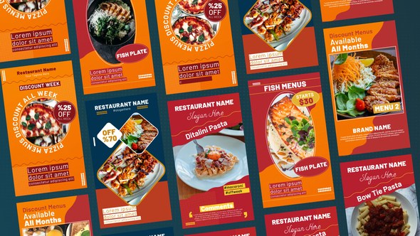 Videohive Discount Meal Sale Stories Product Promo template preview