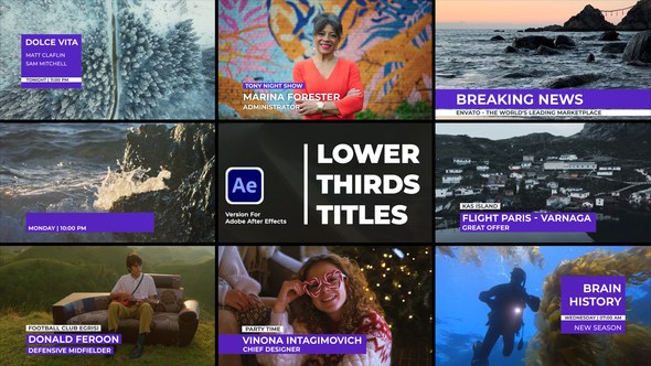 Videohive Lower Thirds Titles 57189340 Titles template preview