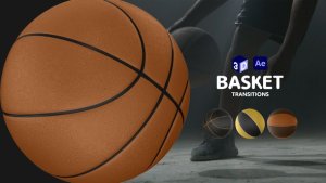 Videohive Basketball Transitions for After Effects Elements template preview