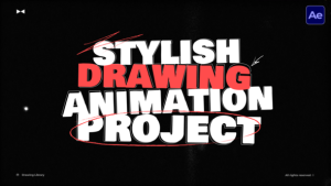 Videohive Drawing Kinetic Titles  AE Titles template preview