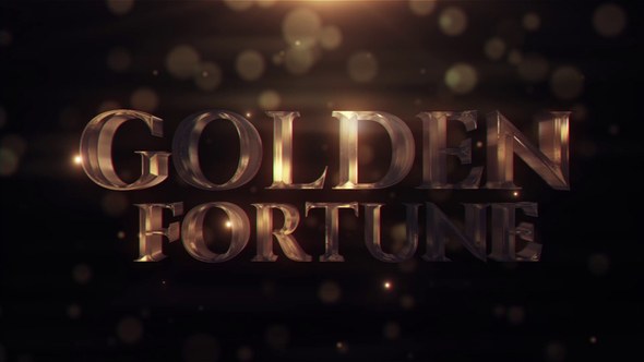 Golden Fortune Video Displays template preview