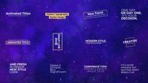 Videohive Simple Animation Text | After Effects Titles template preview
