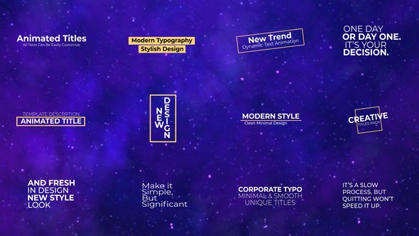 Videohive Simple Animation Text | After Effects Titles template preview